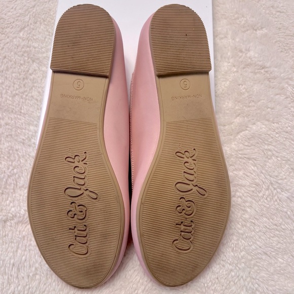 Cat & Jack Girls Pink Ballet Flats - Picture 8 of 8